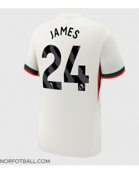 Billige Fotballdrakt Chelsea Reece James #24 Replika Bortedrakt 2025-26 Kortermet